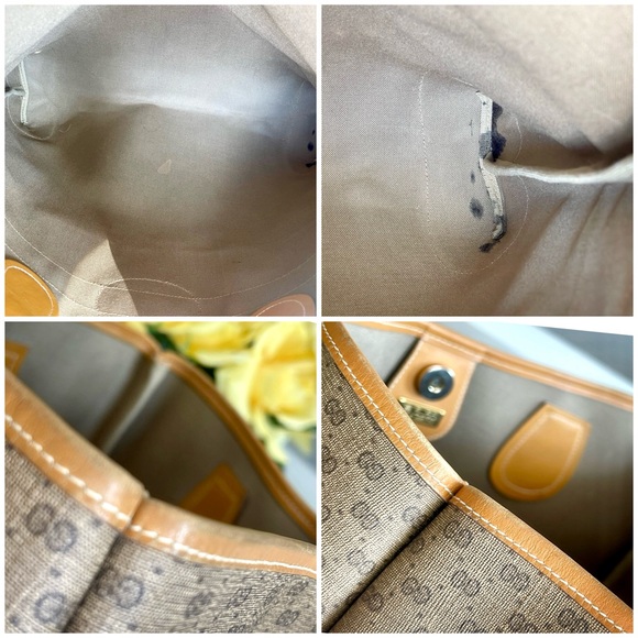 SOLD❌Authentic GUCCI Large Sherry Line Tote - Picture 10 of 16